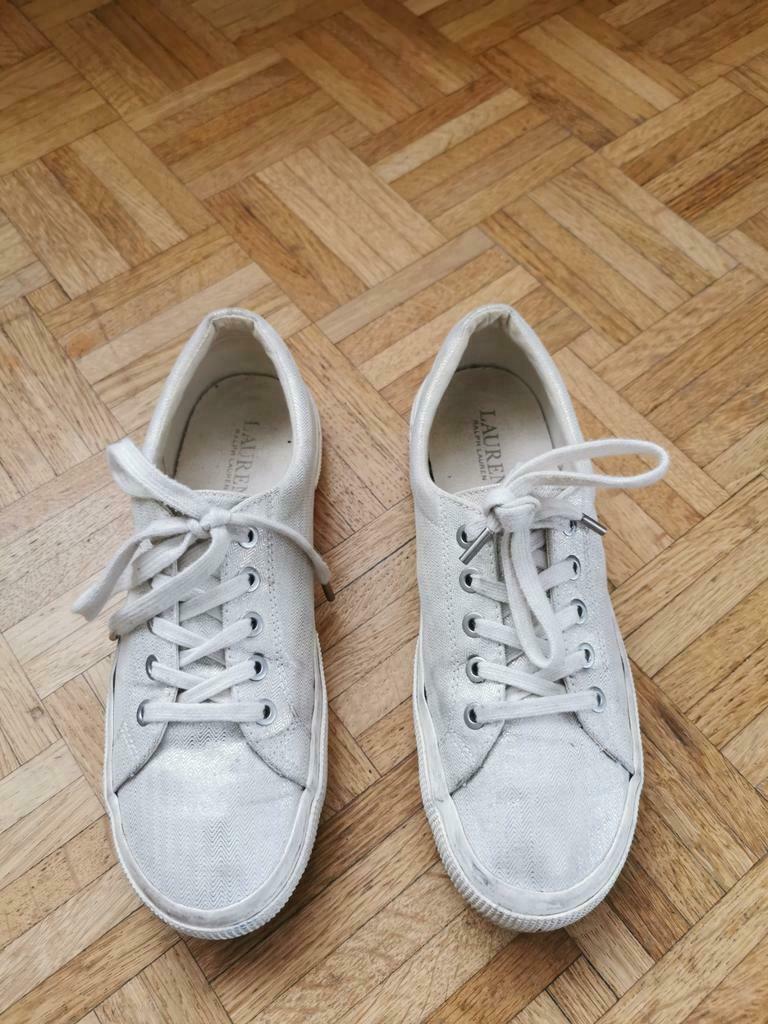 Basket Ralph Lauren, Kleding | Dames, Schoenen, Ophalen of Verzenden, Zo goed als nieuw, Wit