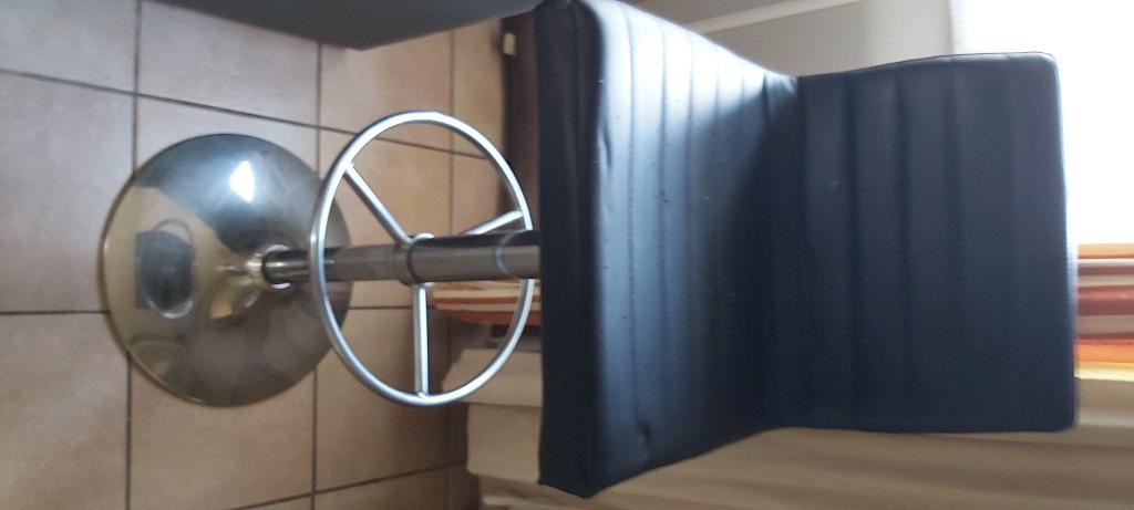 Tabouret de bar, 90 cm ou plus, 2 tabourets, Utilisé, Cuir