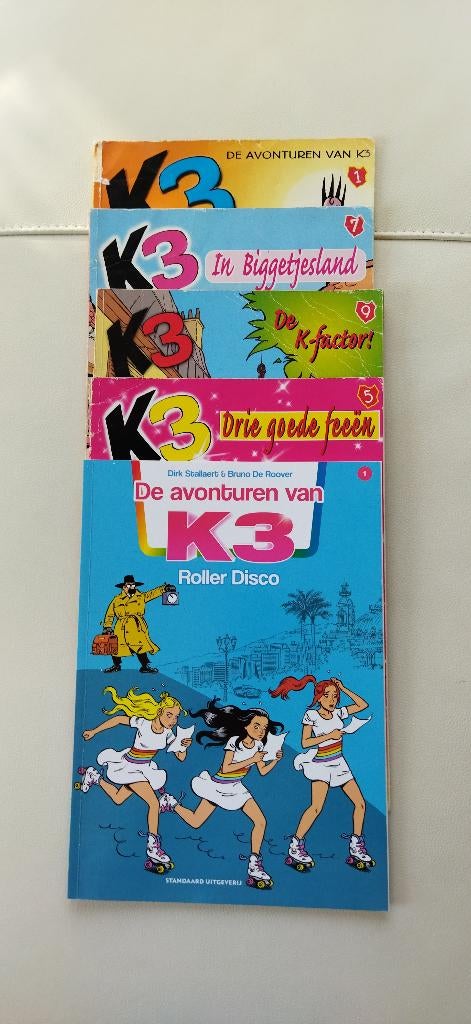 5 strips van K3, Boeken, Dirk Stallaert, Meerdere stripboeken, Ophalen, Gelezen