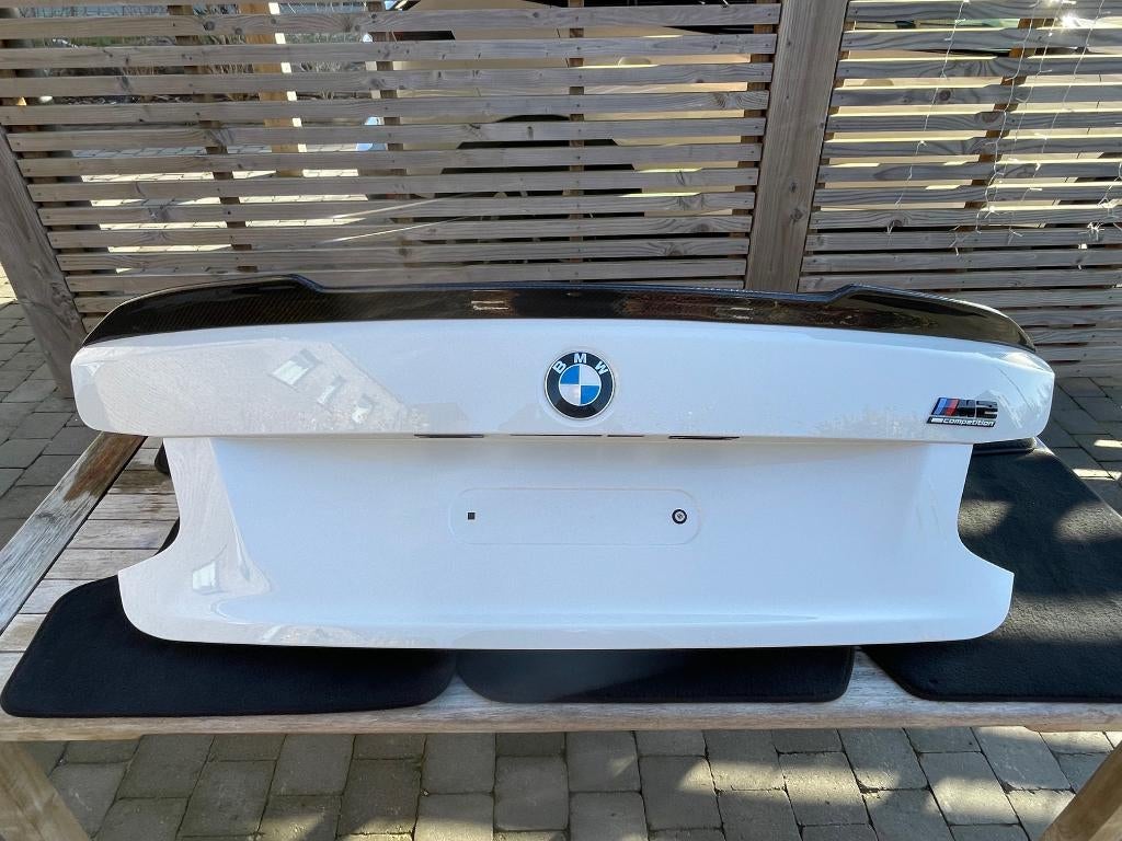 Hayon BMW M2 F87 OEM - Alpine White - Compatible Série 2 F22, Ophalen, Gebruikt, Achterklep, Achter