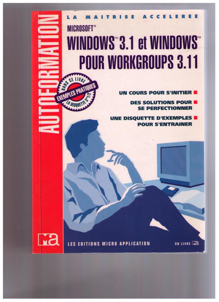 Windows 3.1  et windows pour workgroups 3.11- M. Martin 1994, Système d'exploitation, Enlèvement ou Envoi, Comme neuf, MICHEL MARTIN