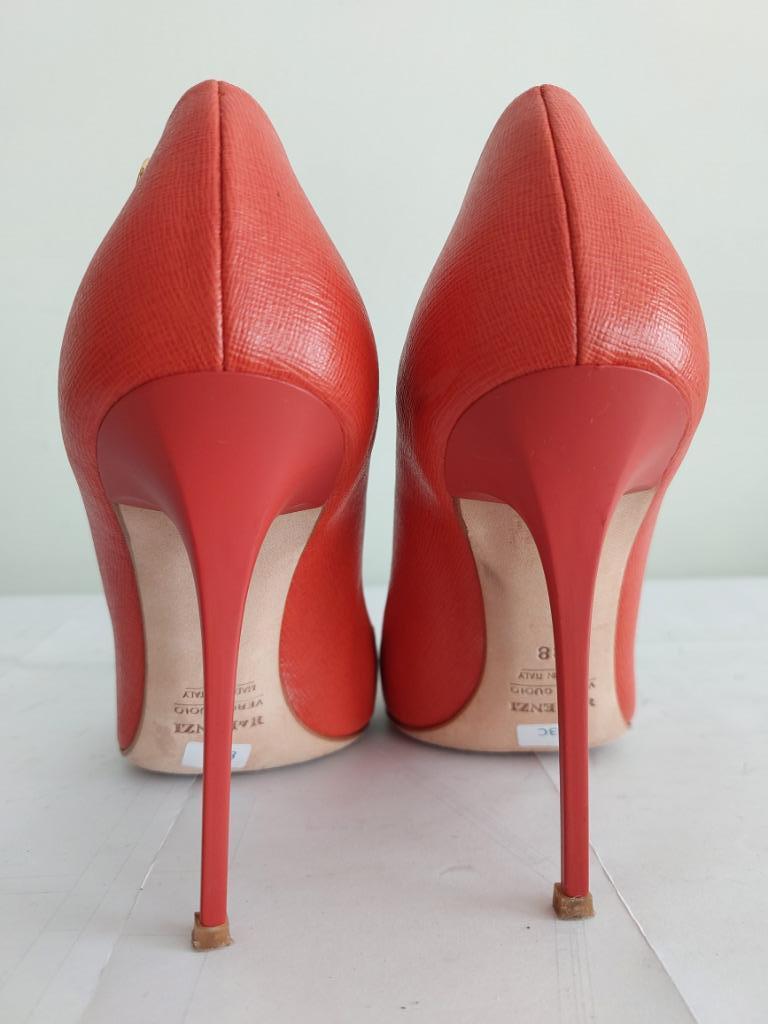 83C* R & RENZI - oranje high-end leren pumps (38), Pumps, Verzenden, R & RENZI, Oranje