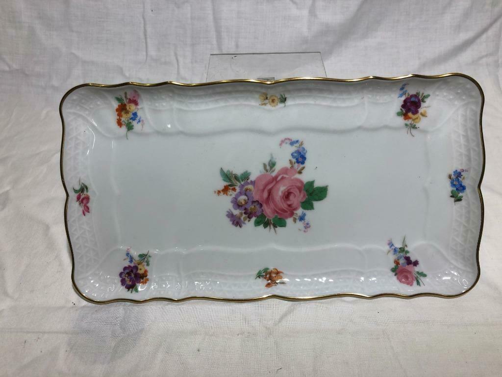 Vintage Porseleinen Cake schotel  Hutschenreuther, Ophalen of Verzenden