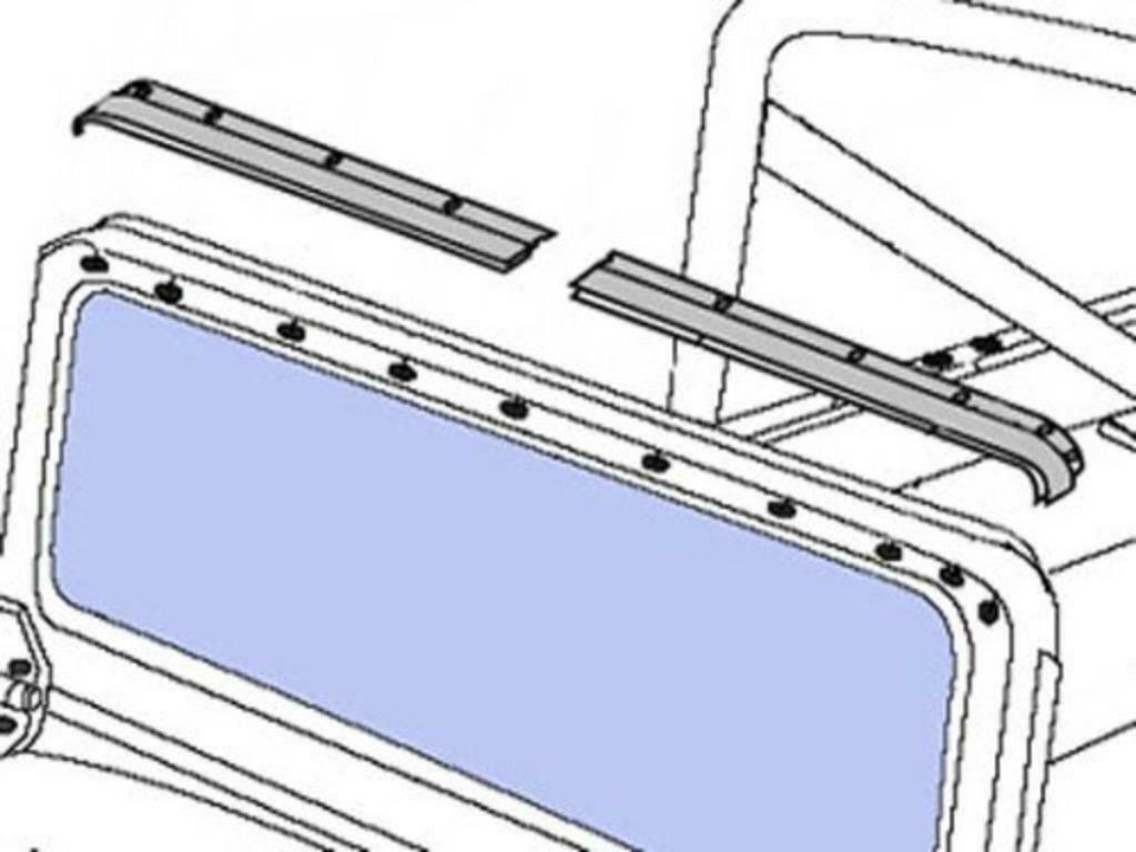 Jeep Windshield channel, Ophalen, Nieuw, Jeep