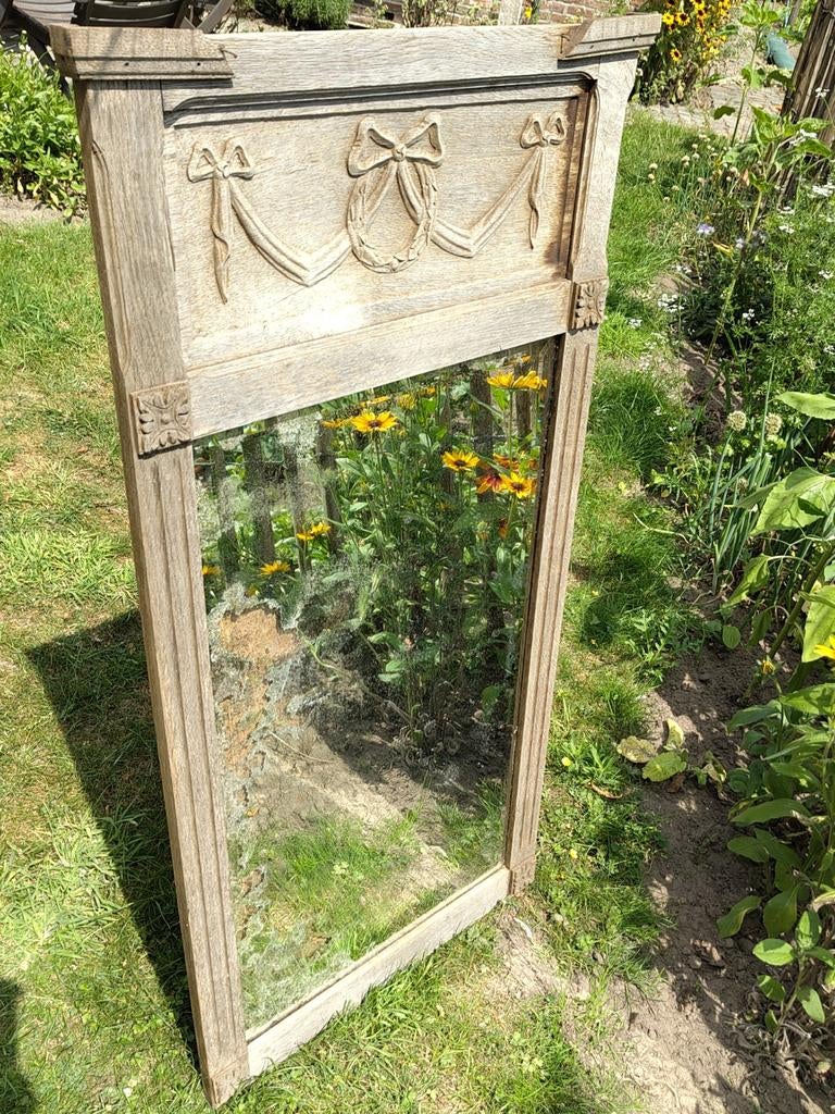 Antieke eikenhouten spiegel, Ophalen