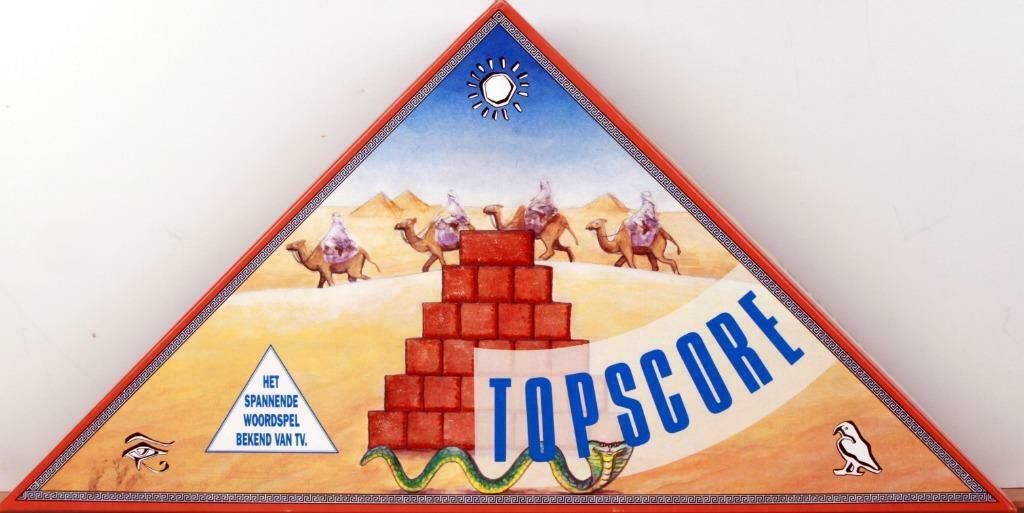 Unica Topscore woordspel, Hobby en Vrije tijd, Drie of vier spelers, Ophalen of Verzenden, Zo goed als nieuw
