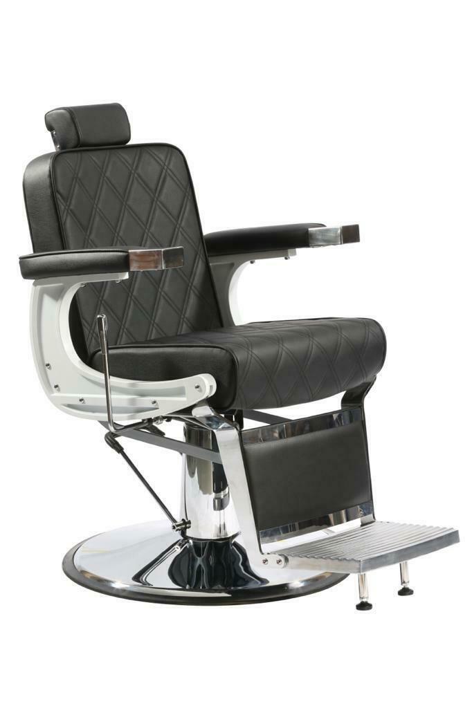 herenstoel kappersstoel barbierstoel barbershop zwart black, Huis en Inrichting, Ophalen of Verzenden, Nieuw