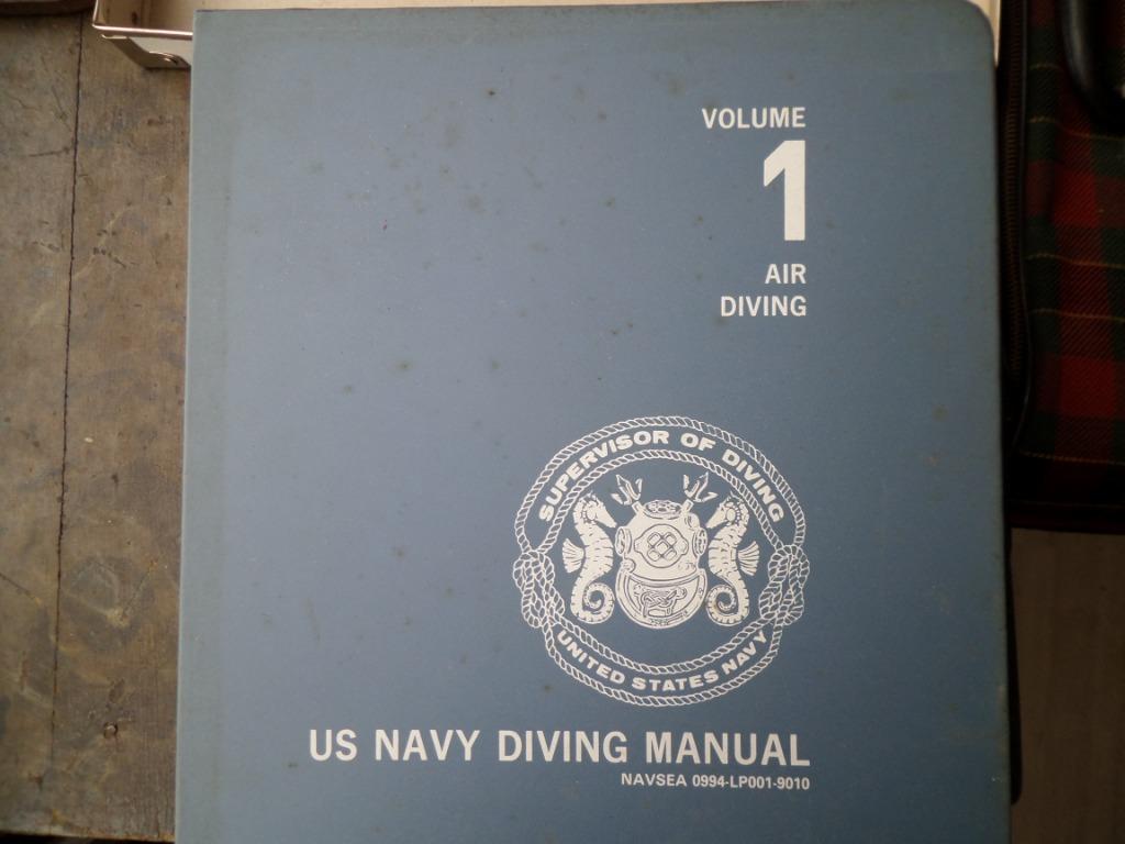 US  NAVY  DIVING MANUAL, Enlèvement ou Envoi, Marine, Livre ou Revue