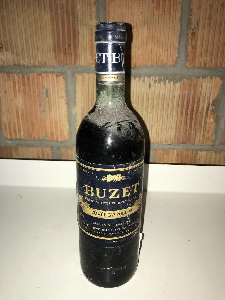 1 fles Buzet Cuvée Napoleon 1979 rood, Verzamelen, Ophalen, Frankrijk, Rode wijn