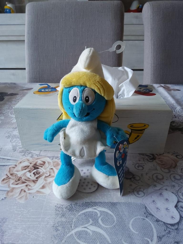 Peluche Schtroumpfette, Enlèvement ou Envoi, Comme neuf, Schtroumpfette, Poupée, Figurine ou Peluche