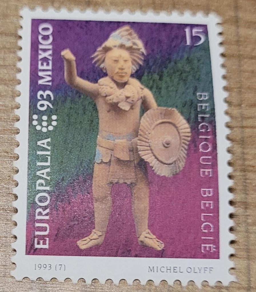 Oude postzegel: Europalia '93 (postfris), Europa, Frankeerzegel, Ophalen of Verzenden, Zonder stempel