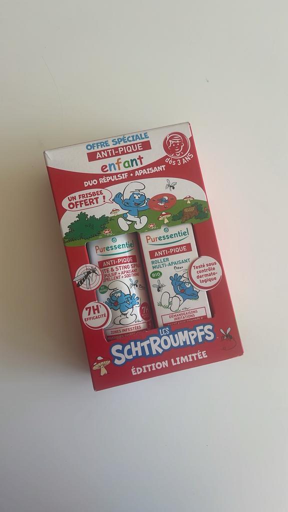 Schtroumpfs Puressentiel anti-moustique enfant, Enlèvement ou Envoi