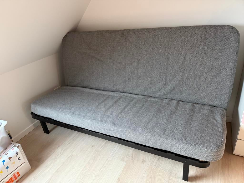Canapé 3 places convertible, avec matelas NYHAMN, Ophalen, 100 cm, Tweepersoons, Zo goed als nieuw
