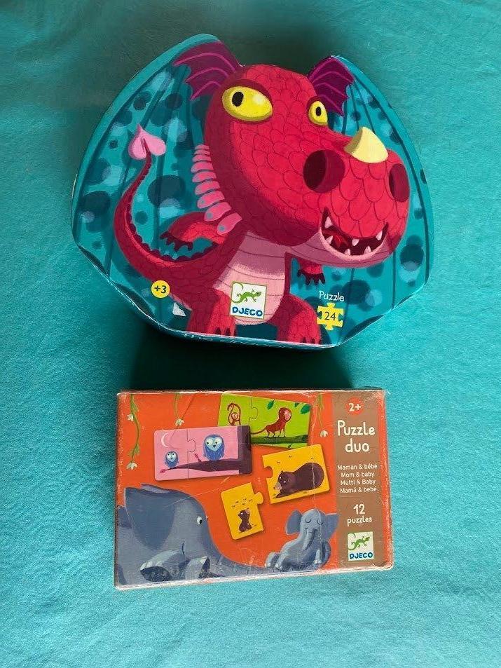 Djeco puzzel duo en Djeco puzzel Edmond de draak., Enfants & Bébés, Jouets | Puzzles pour enfants, Enlèvement ou Envoi