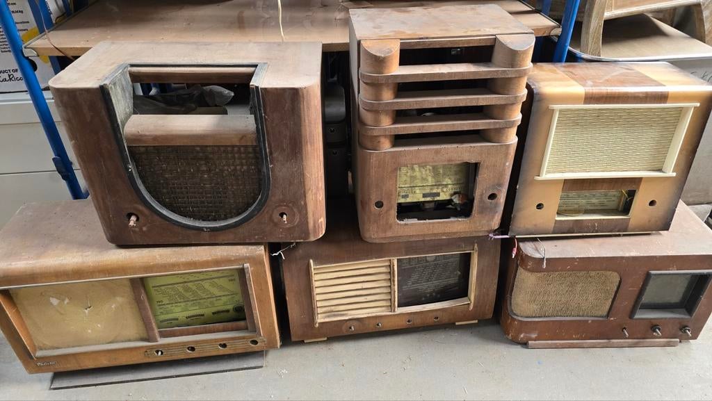 Armoire radio vintage rétro ancienne, divers, Enlèvement ou Envoi