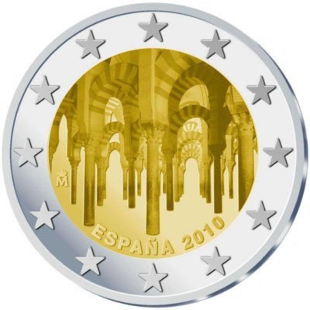 2 EUROS COMMEMORATION ESPAGNE 2010, Enlèvement, Espagne, 2 euros, Monnaie en vrac