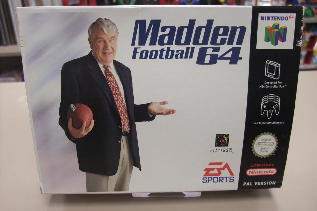 Madden Football 64 (cib) eur n64, Games en Spelcomputers, Games | Nintendo 64, Nintendo, Gebruikt, 2 spelers, Ophalen of Verzenden