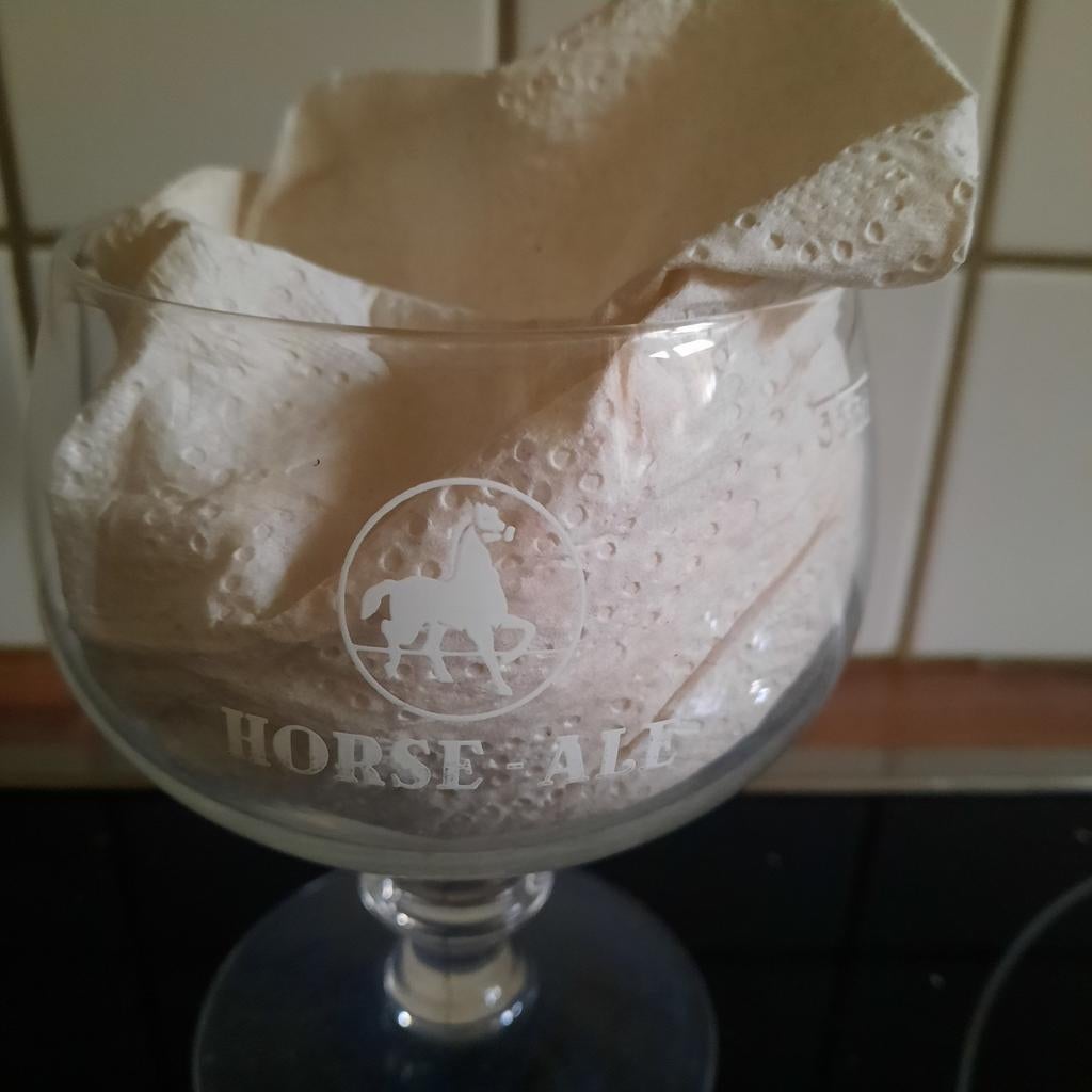 Bierglas Horse - Ale, Ophalen of Verzenden, Zo goed als nieuw, Bierglas