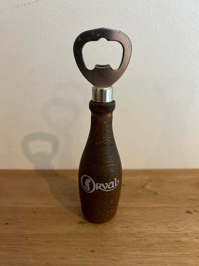 Décapsuleur en bois Orval ancien modèle, Ophalen of Verzenden