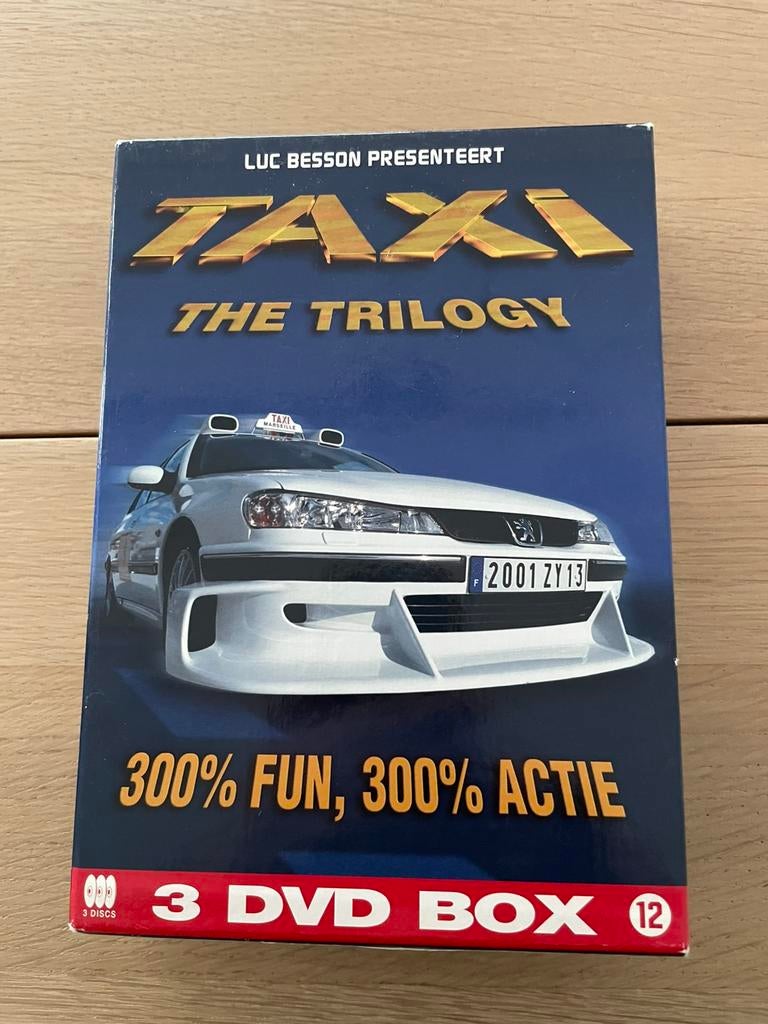Taxi - The trilogy - 3 dvd’s - Luc Besson - komedie, Cd's en Dvd's, Alle leeftijden, Ophalen, Zo goed als nieuw, Actiekomedie