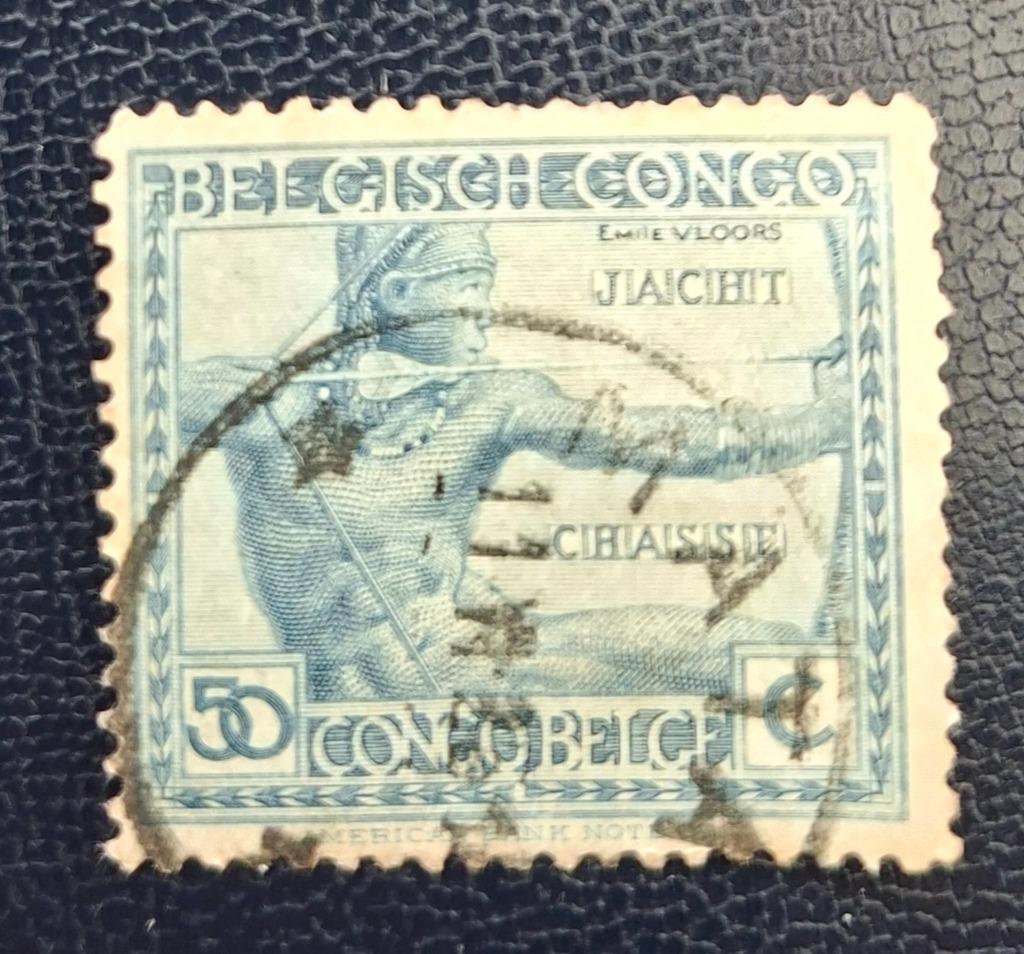 Postzegel Belgisch Congo OBP 112, Ophalen of Verzenden, Gestempeld, Gestempeld