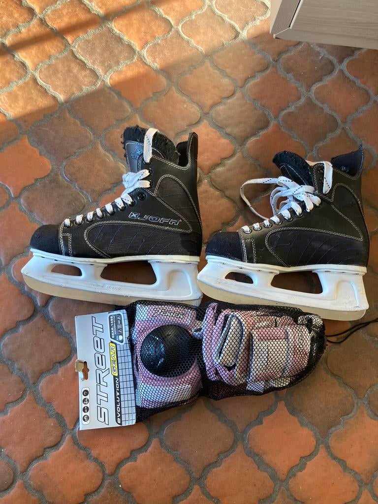 Schaatsen ijshockey, Enlèvement
