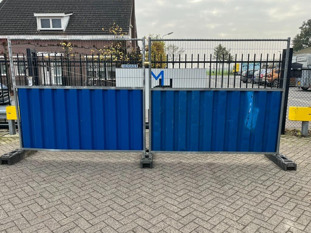 Heras Cityfence/city fence M825 bouwhek/bouwhekken combi, Ophalen, Gebruikt