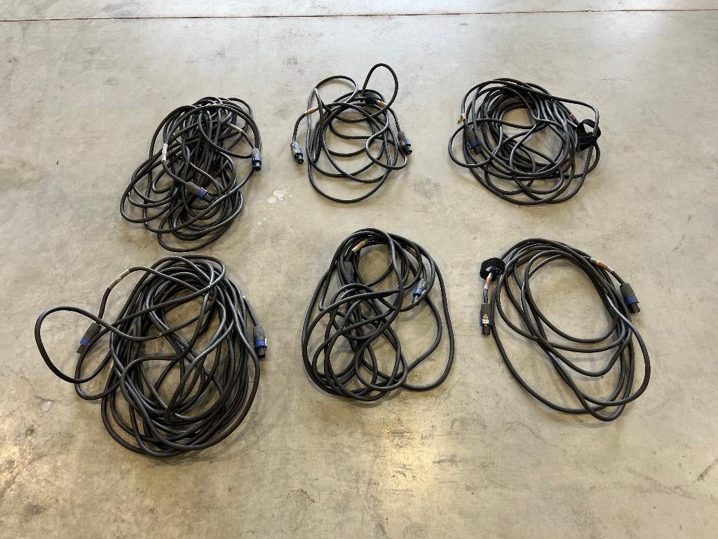 6x speakerkabel 4P (60 meter) 4x2,5mm2 Smartcable Neutrik, Ophalen of Verzenden, Gebruikt