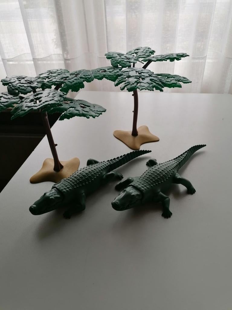 Playmobil 2 krokodillen en 2 bomen, Kinderen en Baby's, Speelgoed | Playmobil, Ophalen