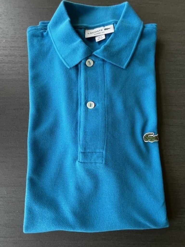 Lacoste Polo XS, Blauw, Lacoste, Nieuw, Overige maten