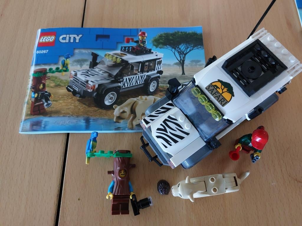 Lego city 60267 safari, Kinderen en Baby's, Speelgoed | Duplo en Lego, Ophalen of Verzenden, Zo goed als nieuw, Lego