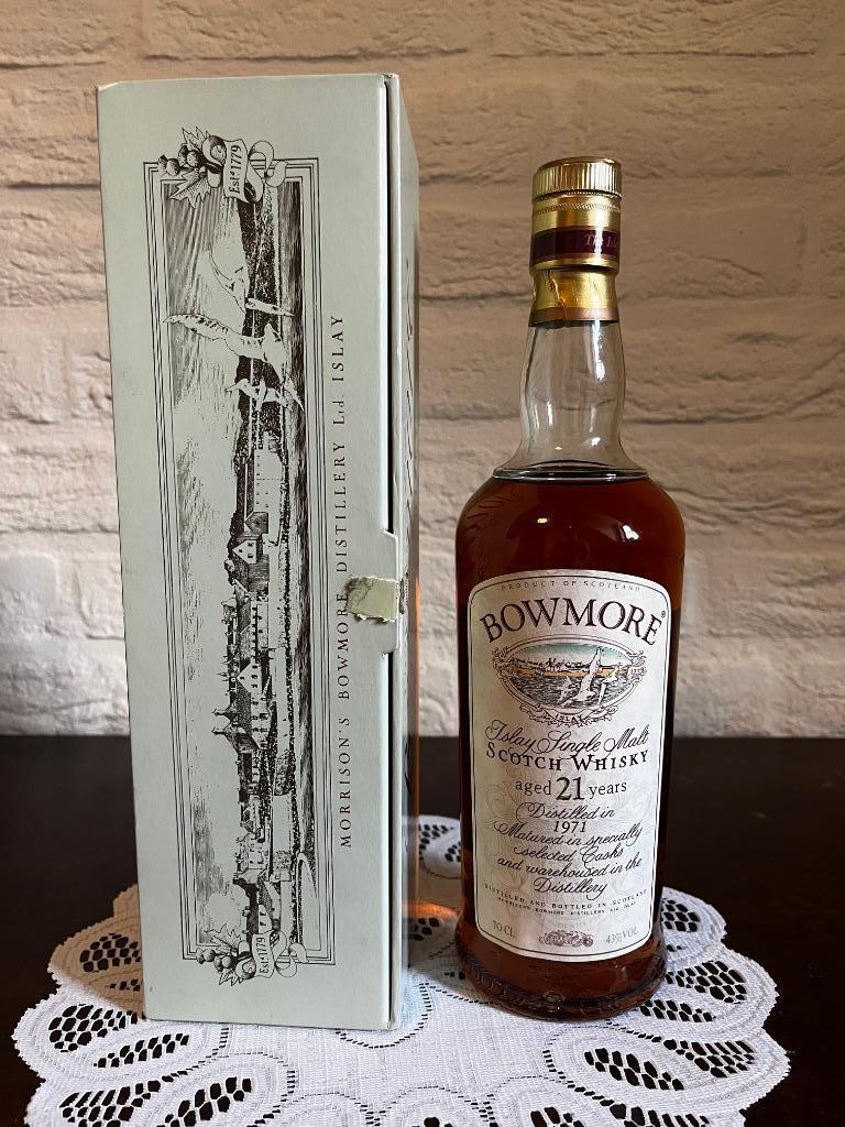 Bowmore 1971 21 years old Original bottling, Verzamelen, Overige typen, Ophalen of Verzenden, Zo goed als nieuw, Vol