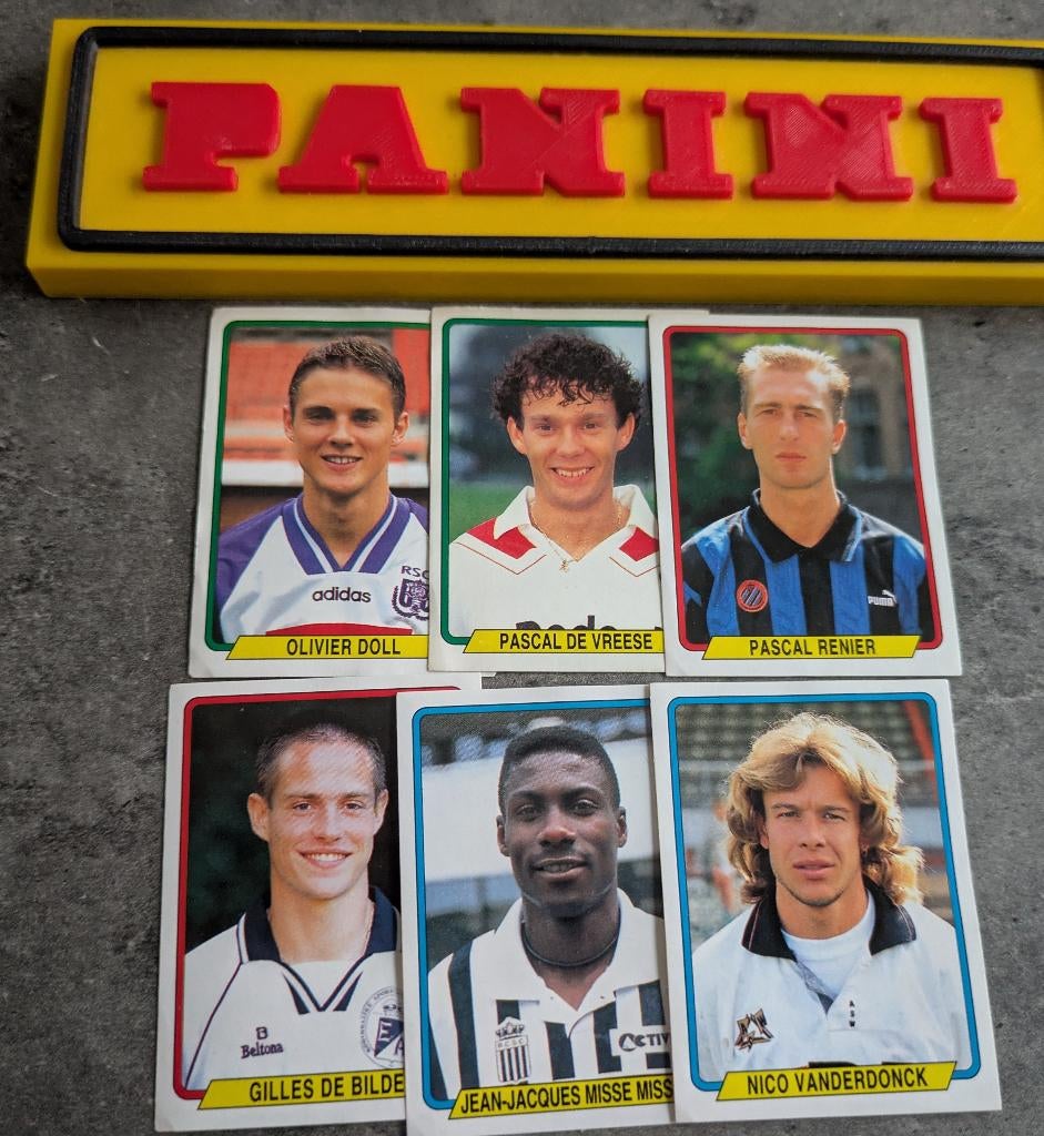 PANINI FOOTBALL 95 6 AUTOCOLLANTS REVELATIONS FOOTBALL 1995, Envoi, Neuf