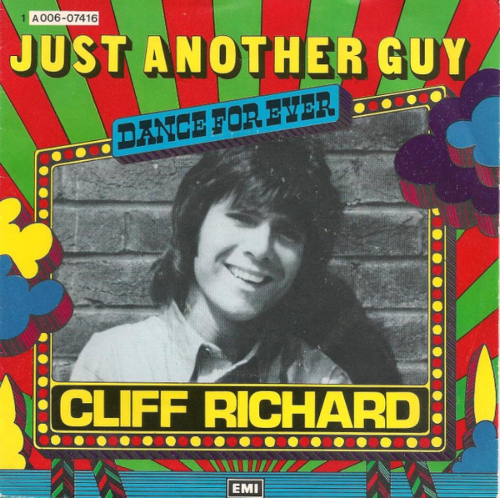 Cliff Richard‎ — Just Another Guy '7 « Popcorn » come neuf !, CD & DVD, Vinyles Singles, Comme neuf, Single, Pop, 7 pouces, Enlèvement ou Envoi