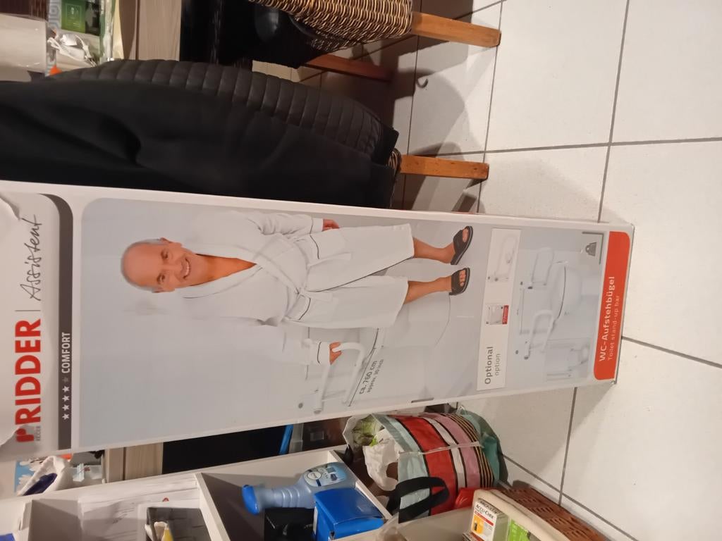 Nieuw ridder ,wc opstapbeugel inklapbaar, Doe-het-zelf en Bouw, Ophalen, Zo goed als nieuw
