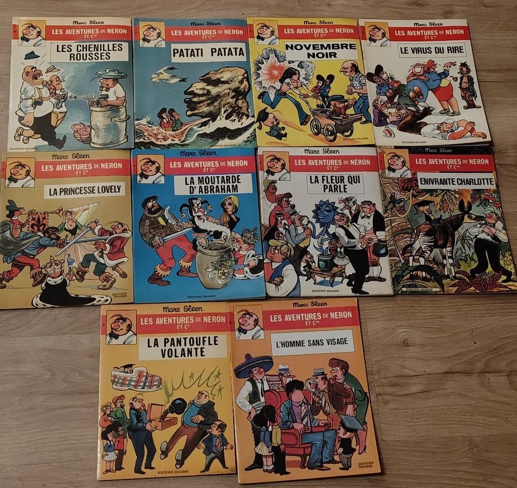 lot bd les aventures de Neron et cie de 30 à 39, Livres, Enlèvement ou Envoi, Utilisé, Sleen