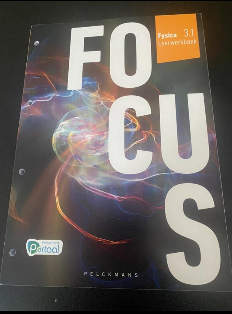 Focus Fysica 3.1 leerwerkboek (inclusief Pelckmans Portaal), Boeken, Ophalen of Verzenden, Zo goed als nieuw, Nederlands