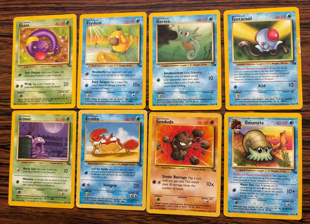 Fossil set, Enlèvement ou Envoi, Utilisé, Plusieurs cartes