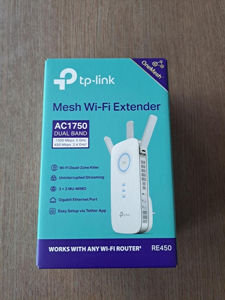 TP-Link RE450, Computers en Software, Netwerk switches, Zo goed als nieuw, Ophalen