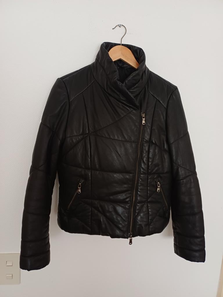 Veste femme en cuir brun. Taille 40 (Esprit), Vêtements | Femmes, Vestes & Costumes