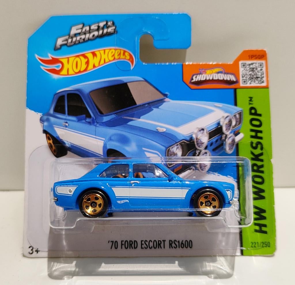 Hot Wheels '70 Ford Escort Mk1 RS1600 Fast & Furious (2015), Ophalen of Verzenden