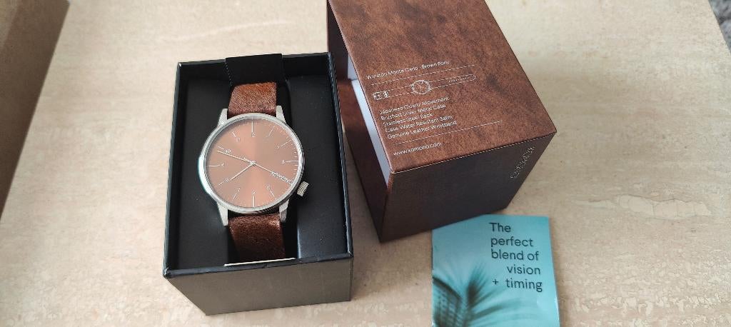 Horloge, Bijoux, Sacs & Beauté, Montres | Hommes, Montre-bracelet, Autres marques, Enlèvement ou Envoi, Cuir