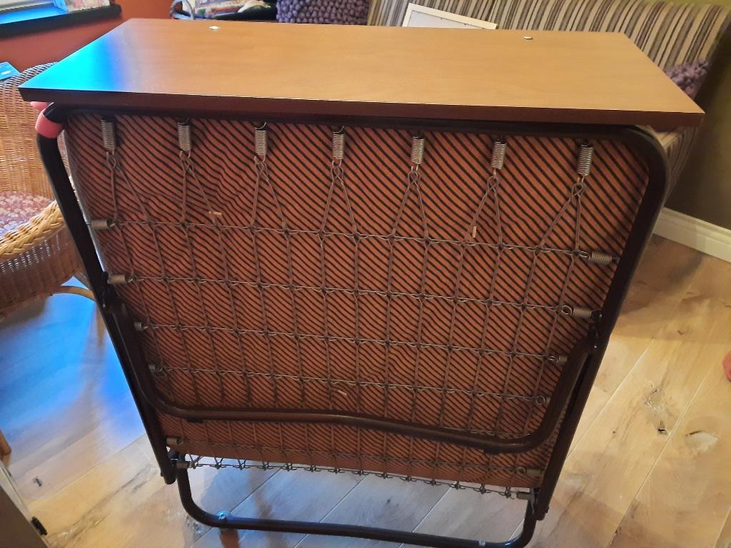 Opklapbed, Ophalen, Gebruikt, Eenpersoons, Bruin