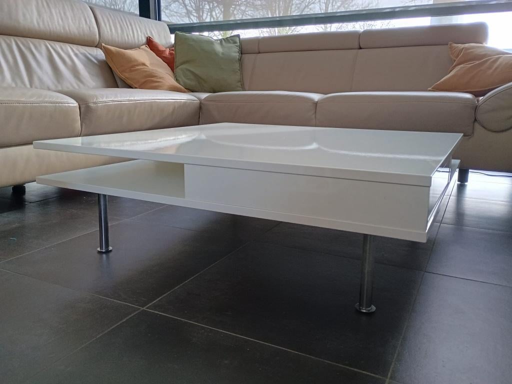 IKEA TOFTERYD salontafel | hoogglans wit, Huis en Inrichting, Tafels | Salontafels, Ophalen, Overige materialen, 50 tot 100 cm