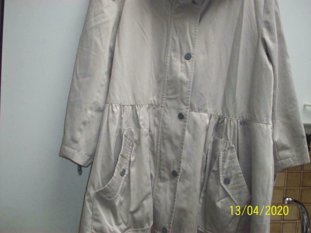 Imper beige capuche T42, Ophalen of Verzenden, Zo goed als nieuw, Maat 42/44 (L), Beige
