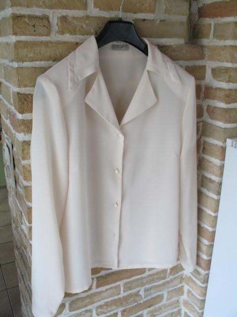 Beige bloes: maat 46, Evento, Ophalen of Verzenden, Beige, Blouse of Tuniek