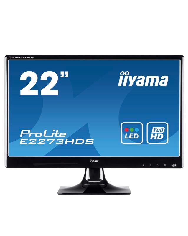 Iiyama ProLite E2273HDS monitor, Ophalen, Zo goed als nieuw, HD, LED