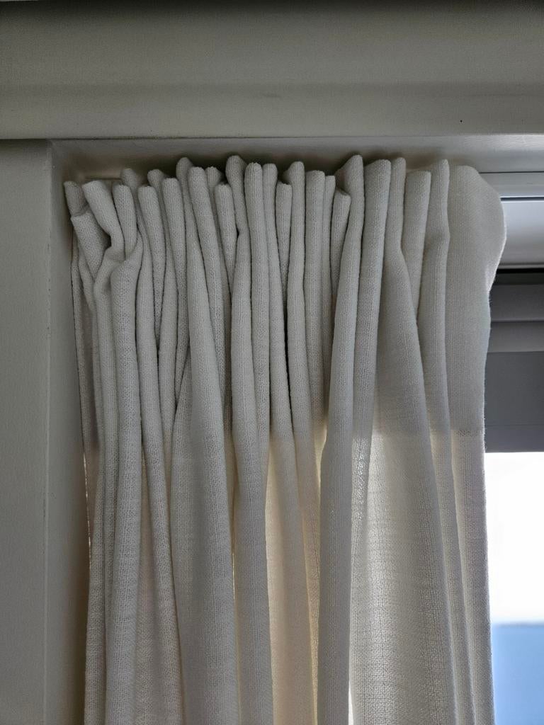 Rideaux/tentures beige, Enlèvement, Comme neuf, Blanc