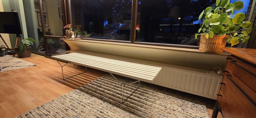 Knoll Bertoia Bench vintage, Ophalen, Gebruikt, Overige maten, Minder dan 75 cm