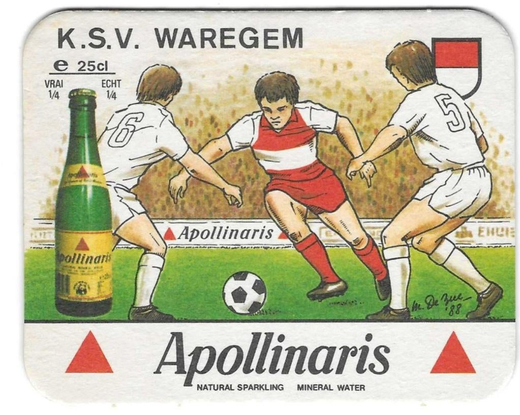 bierviltje 1st Apollinaris klein driehoek, Verzamelen, Verzenden